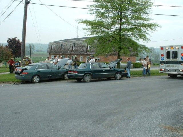 Vehicle accident, Route 340 & Cains Road...5/10/03